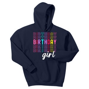 Retro Birthday For Girl Awesome Cute Birthday Party Kids Hoodie