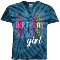 Retro Birthday For Girl Awesome Cute Birthday Party Kids Tie-Dye T-Shirt