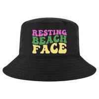 Resting Beach Face Funny Summer Vacation Cool Comfort Performance Bucket Hat
