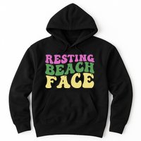 Resting Beach Face Funny Summer Vacation Hoodie