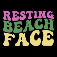 Resting Beach Face Funny Summer Vacation 16 in Basic Backpack