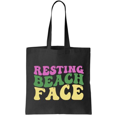 Resting Beach Face Funny Summer Vacation Bag