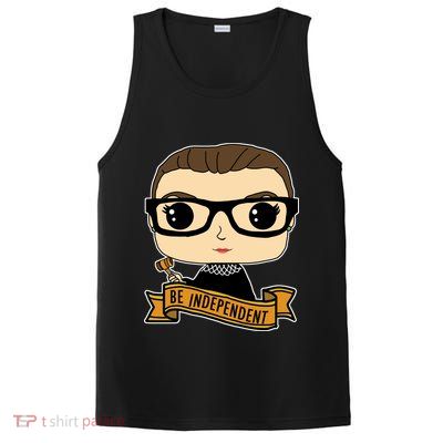 RBG Be Independent Cartoon Ruth Ginsburg PosiCharge Competitor Tank