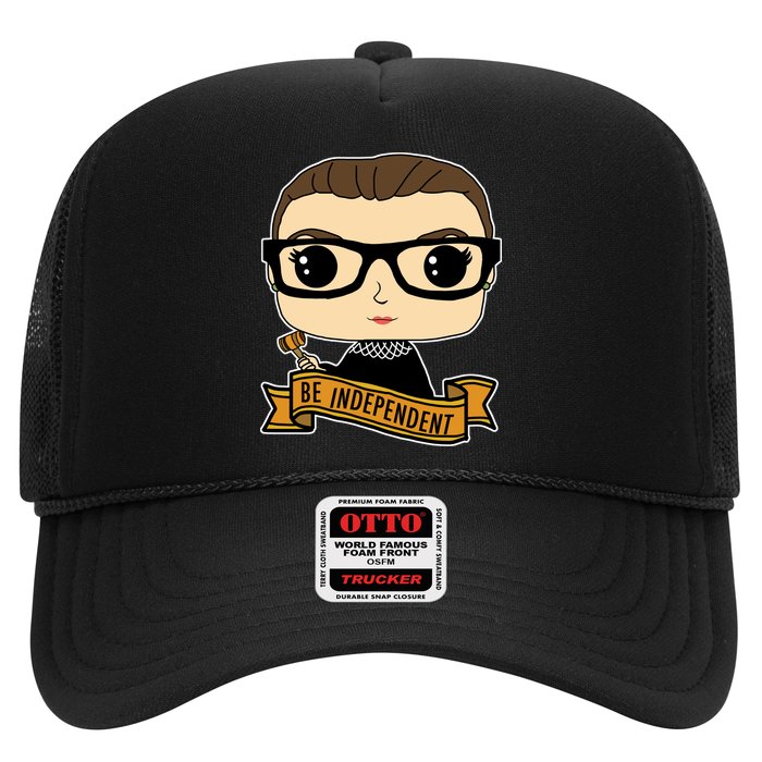RBG Be Independent Cartoon Ruth Ginsburg Trucker Hat