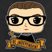 RBG Be Independent Cartoon Ruth Ginsburg Trucker Hat
