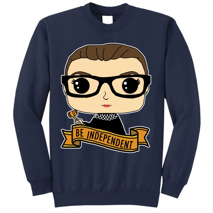 RBG Be Independent Cartoon Ruth Ginsburg Sweatshirt