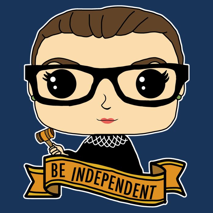 RBG Be Independent Cartoon Ruth Ginsburg Sweatshirt