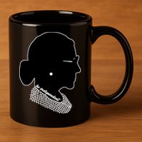 RBG Be Independent Classic Ruth Ginsburg 11oz C Handle Ceramic Mug