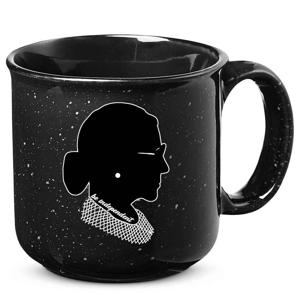 RBG Be Independent Classic Ruth Ginsburg 15oz Campfire Ceramic Mug