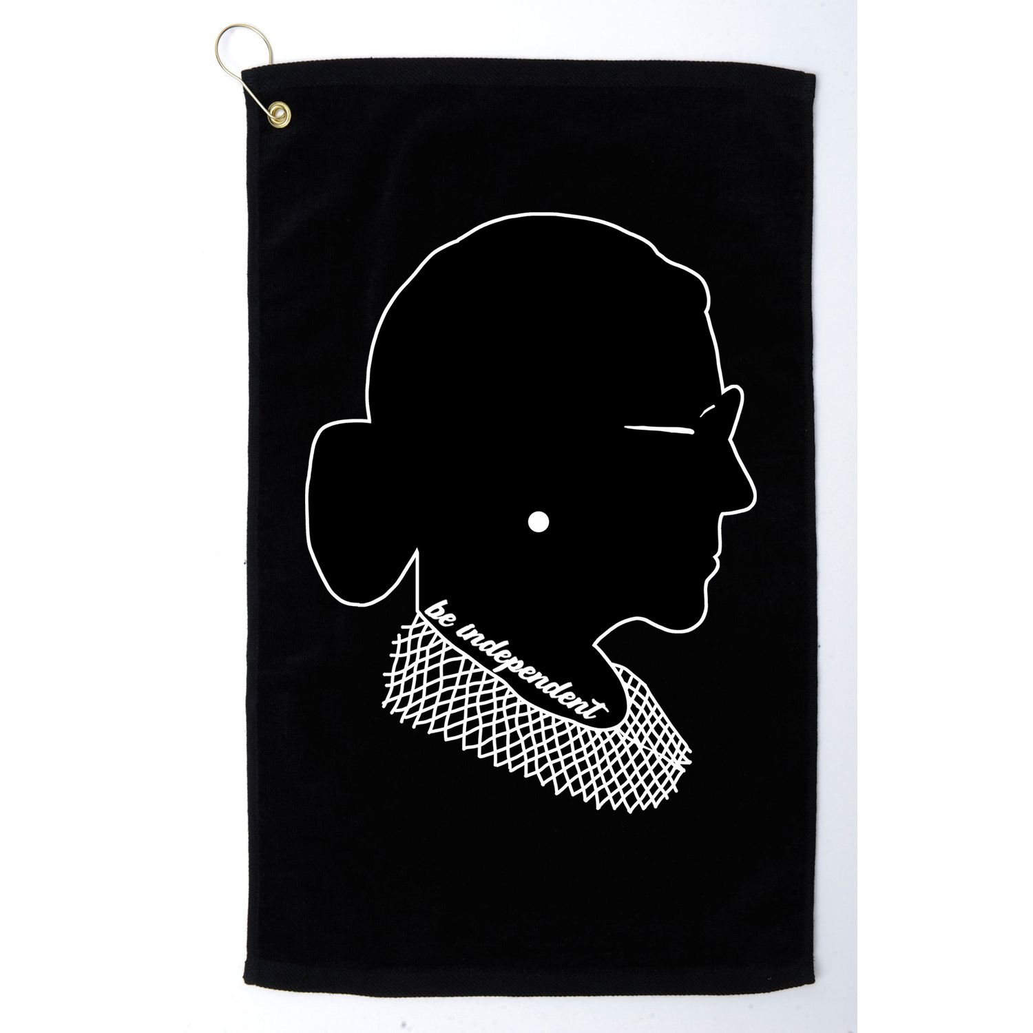 RBG Be Independent Classic Ruth Ginsburg Golf Towel
