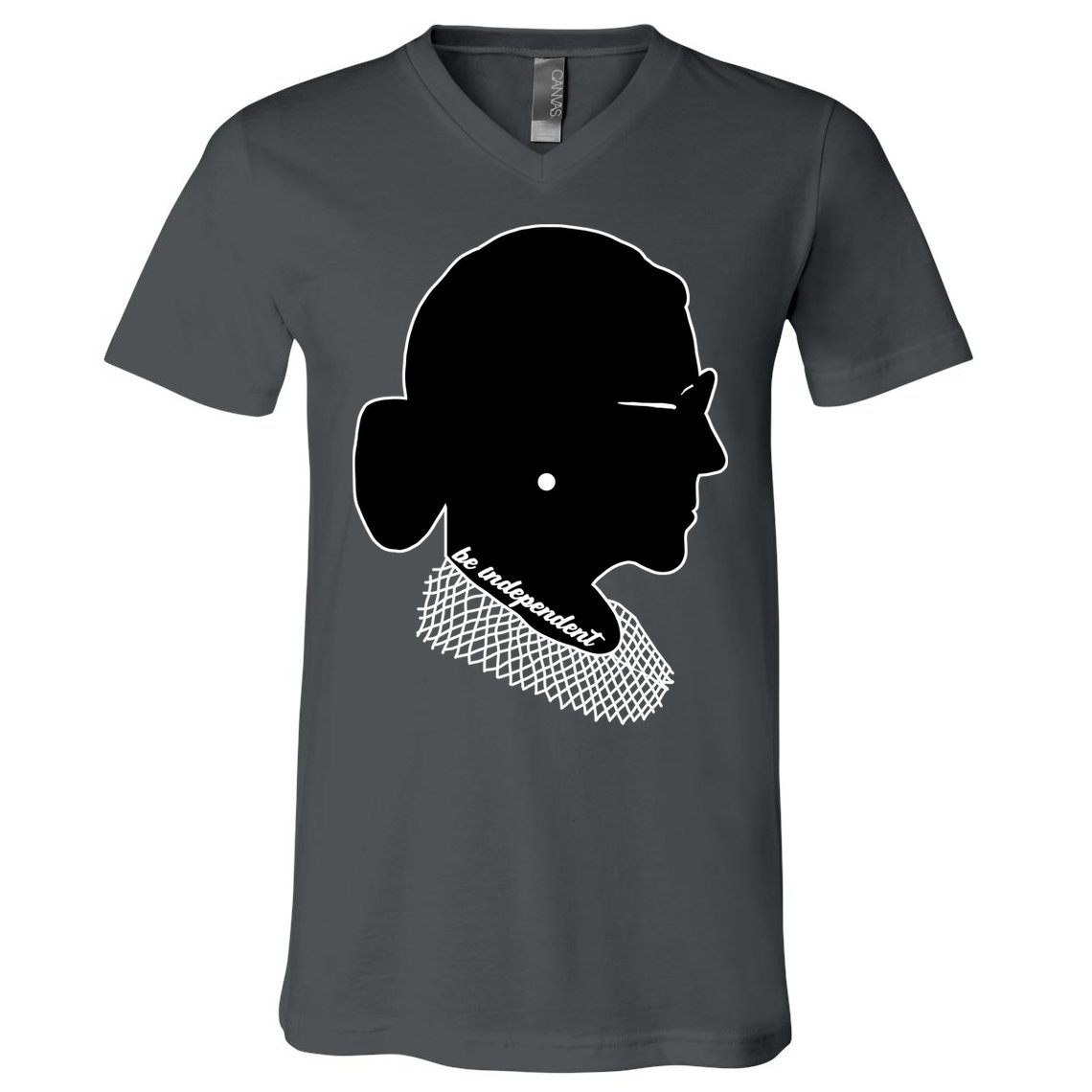 RBG Be Independent Classic Ruth Ginsburg V-Neck T-Shirt