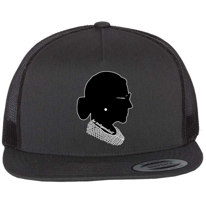 RBG Be Independent Classic Ruth Ginsburg Flat Bill Trucker Hat