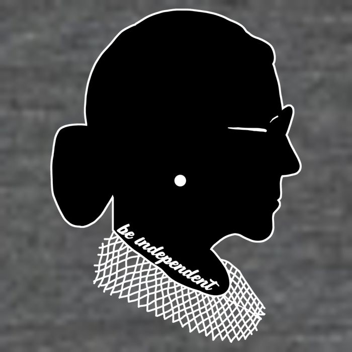 RBG Be Independent Classic Ruth Ginsburg Baby Bodysuit