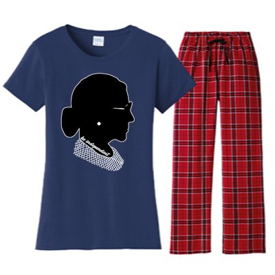 RBG Be Independent Classic Ruth Ginsburg Women's Flannel Pajama Set