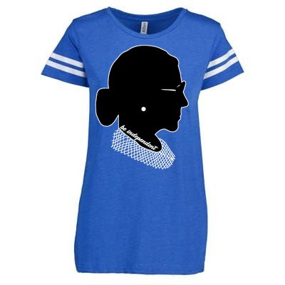 RBG Be Independent Classic Ruth Ginsburg Enza Ladies Jersey Football T-Shirt