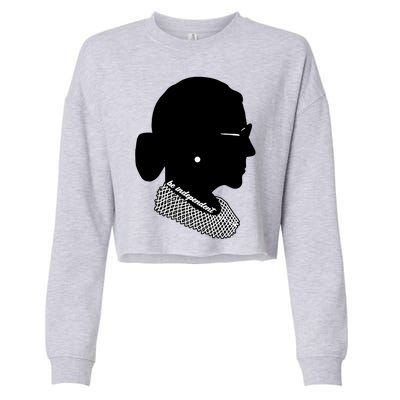 RBG Be Independent Classic Ruth Ginsburg Cropped Pullover Crew