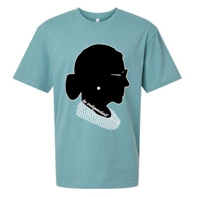 RBG Be Independent Classic Ruth Ginsburg Sueded Cloud Jersey T-Shirt