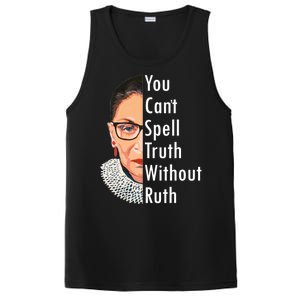 RBG Can't Spell Truth With Ruth Ginsburg Supreme PosiCharge Competitor Tank