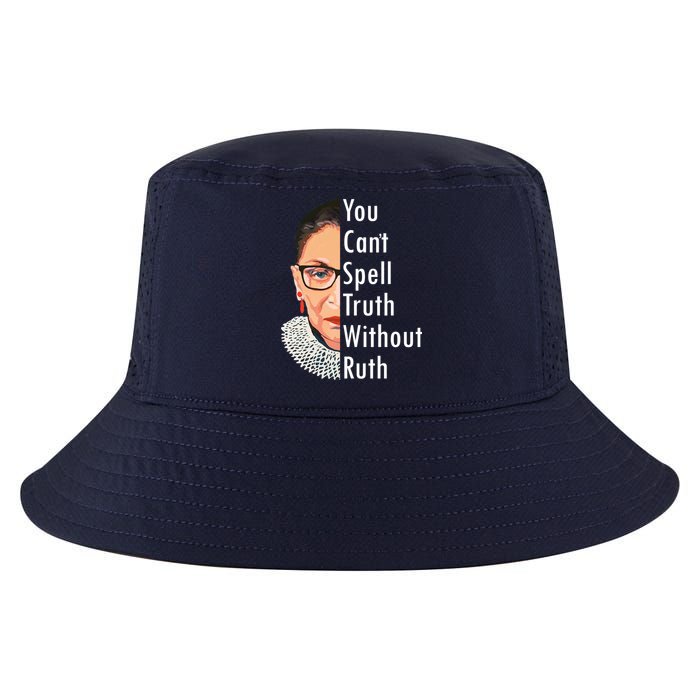 RBG Can't Spell Truth With Ruth Ginsburg Supreme Cool Comfort Performance Bucket Hat