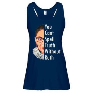 RBG Can't Spell Truth With Ruth Ginsburg Supreme Ladies Essential Flowy Tank