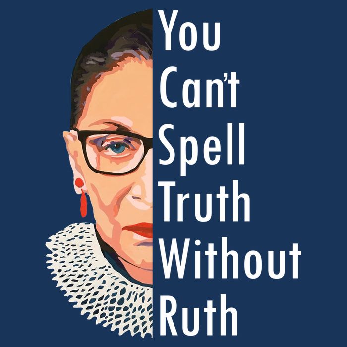 RBG Can't Spell Truth With Ruth Ginsburg Supreme Flatbill Hat
