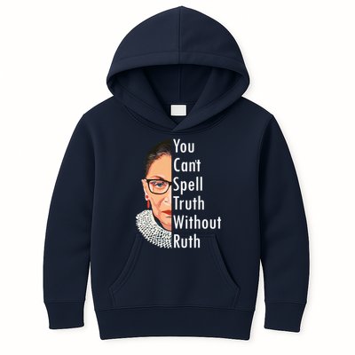 RBG Can't Spell Truth With Ruth Ginsburg Supreme Kids Hoodie