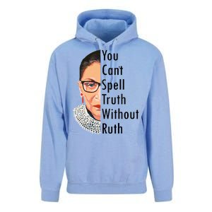 RBG Can't Spell Truth With Ruth Ginsburg Supreme Unisex Surf Hoodie