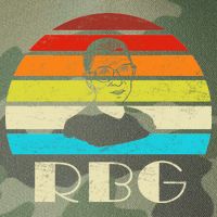 RBG Classic Ruth Bader Ginsburg Legacy Tie Dye Trucker Hat