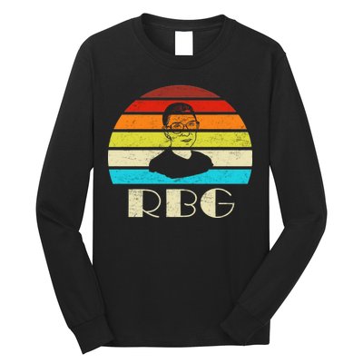 RBG Classic Ruth Bader Ginsburg Long Sleeve Shirt