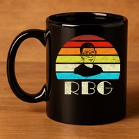 RBG Classic Ruth Bader Ginsburg 11oz C Handle Ceramic Mug