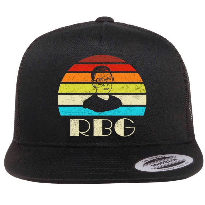 RBG Classic Ruth Bader Ginsburg Flat Bill Trucker Hat