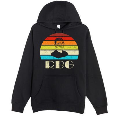 RBG Classic Ruth Bader Ginsburg Premium Pullover Hoodie