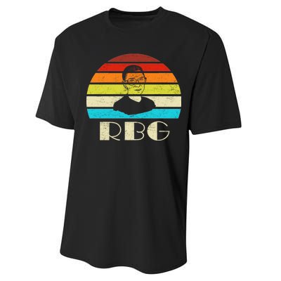 RBG Classic Ruth Bader Ginsburg Performance Sprint T-Shirt