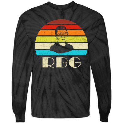 RBG Classic Ruth Bader Ginsburg Tie-Dye Long Sleeve Shirt