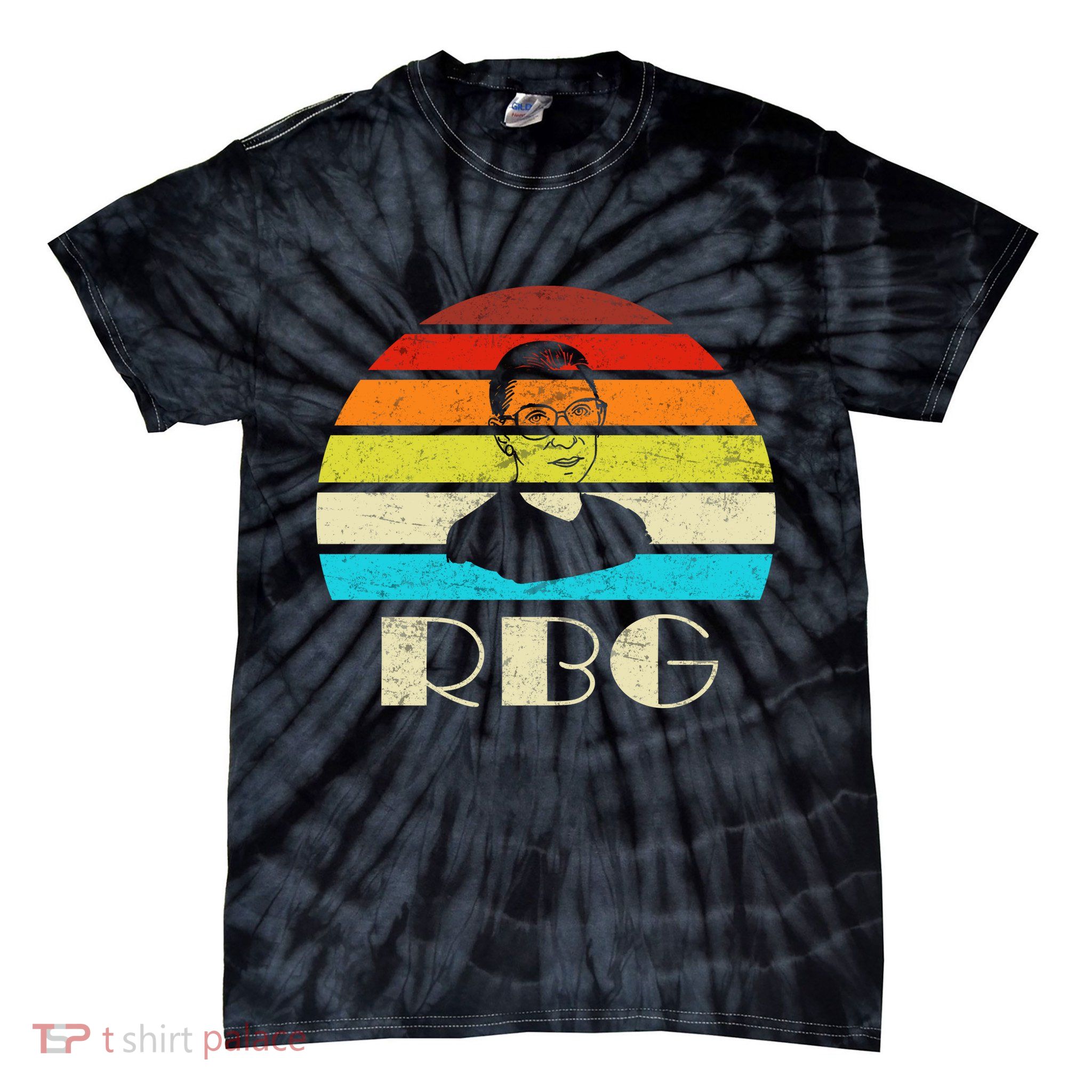 RBG Classic Ruth Bader Ginsburg Tie-Dye T-Shirt