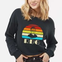 RBG Classic Ruth Bader Ginsburg Cropped Pullover Crew