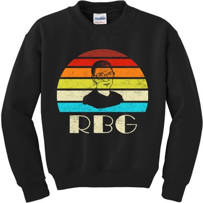 RBG Classic Ruth Bader Ginsburg Kids Sweatshirt