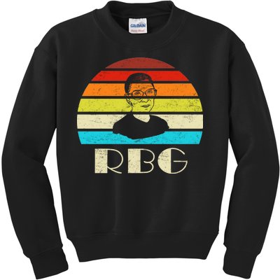 RBG Classic Ruth Bader Ginsburg Kids Sweatshirt