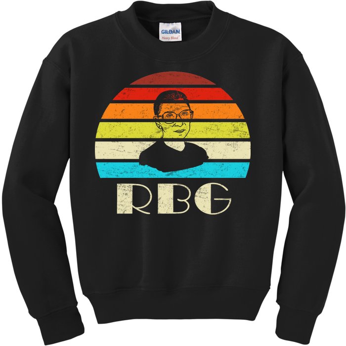 RBG Classic Ruth Bader Ginsburg Kids Sweatshirt