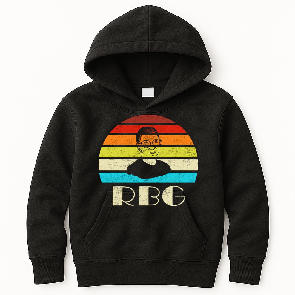 RBG Classic Ruth Bader Ginsburg Kids Hoodie