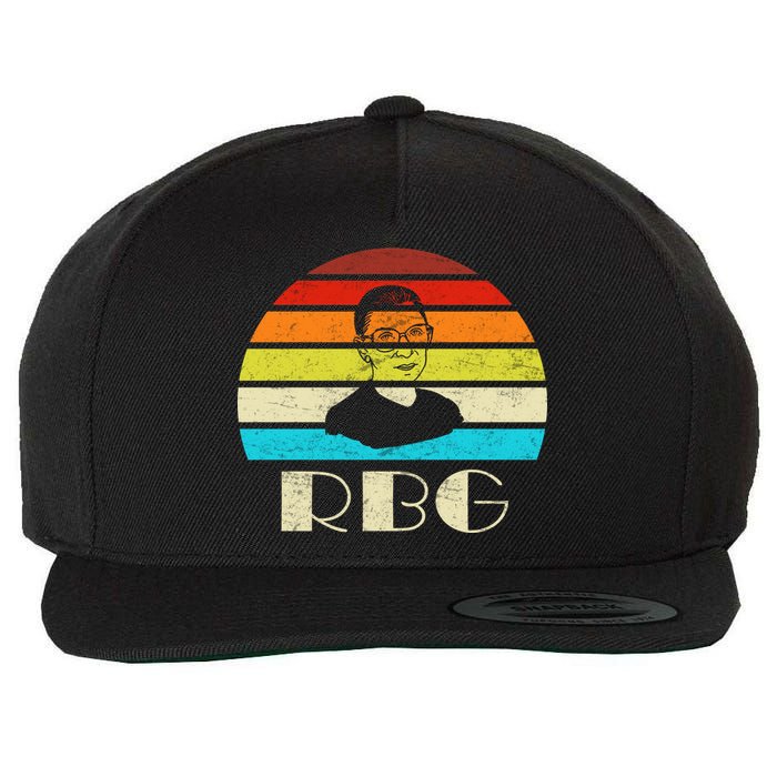 RBG Classic Ruth Bader Ginsburg Wool Snapback Cap