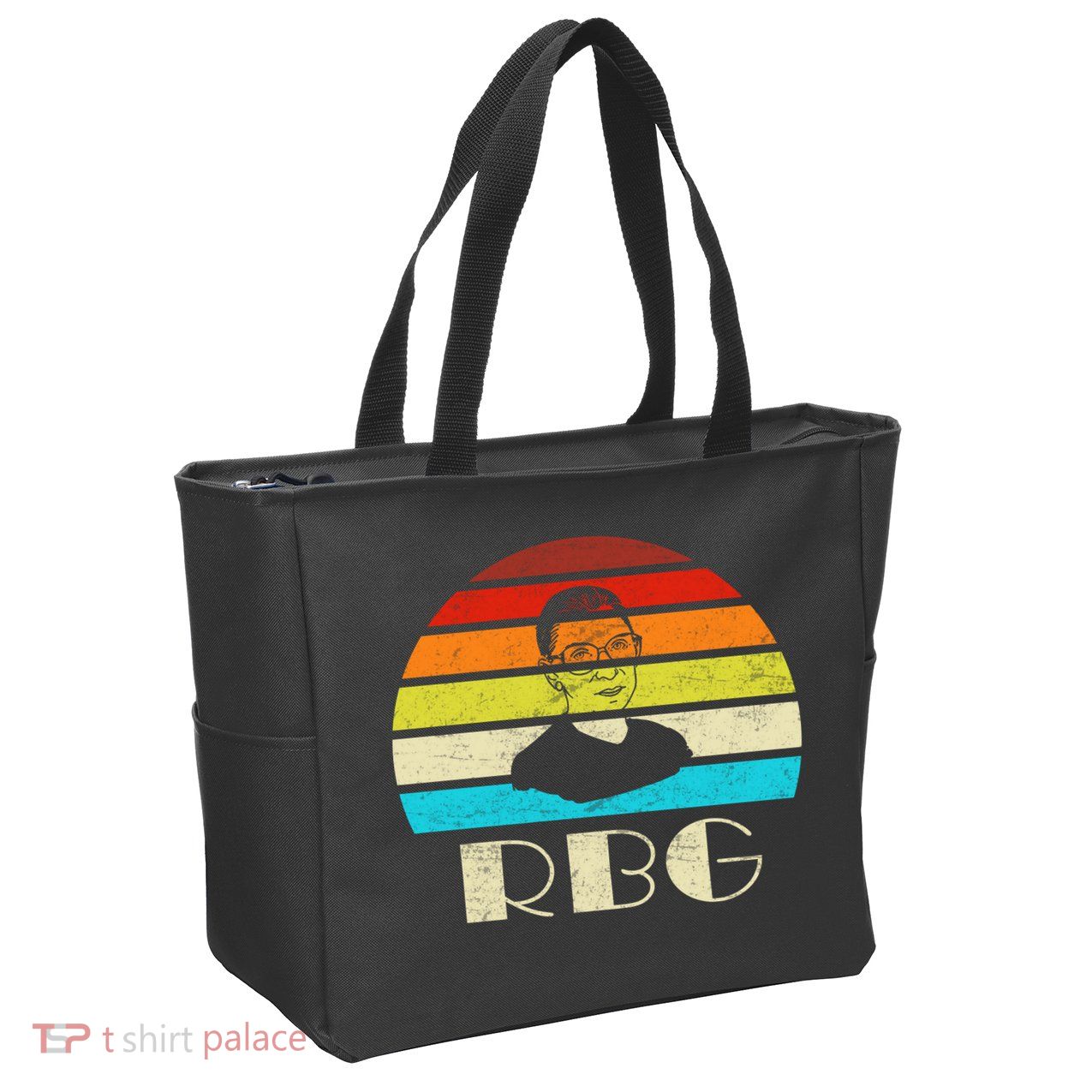 RBG Classic Ruth Bader Ginsburg Zip Tote Bag