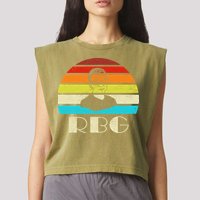 RBG Classic Ruth Bader Ginsburg Garment-Dyed Women's Muscle Tee