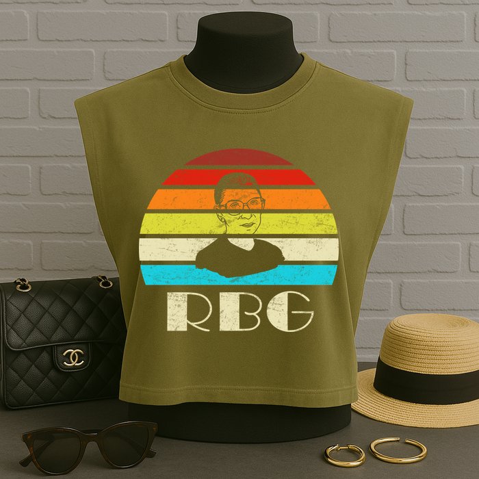 RBG Classic Ruth Bader Ginsburg Garment-Dyed Women's Muscle Tee