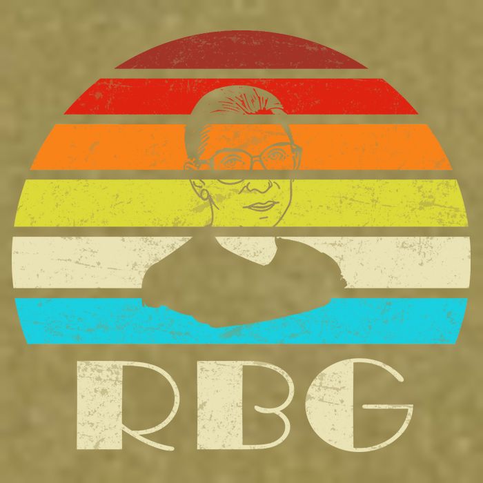 RBG Classic Ruth Bader Ginsburg Garment-Dyed Women's Muscle Tee