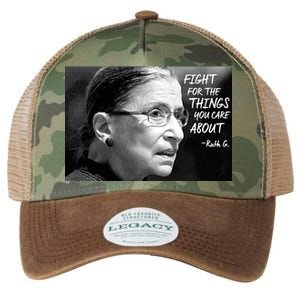 RBG Fight for the Things You Care About fff Legacy Tie Dye Trucker Hat