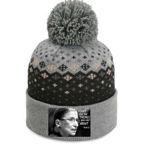 RBG Fight for the Things You Care About fff The Baniff Cuffed Pom Beanie