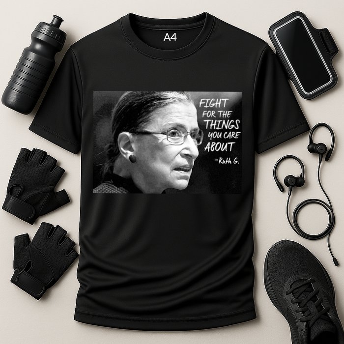 RBG Fight for the Things You Care About fff Cooling Performance Crew T-Shirt