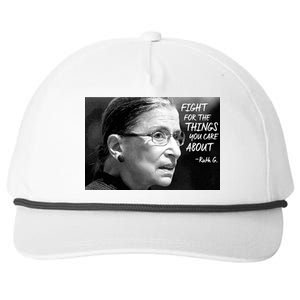 RBG Fight for the Things You Care About fff Snapback Five-Panel Rope Hat