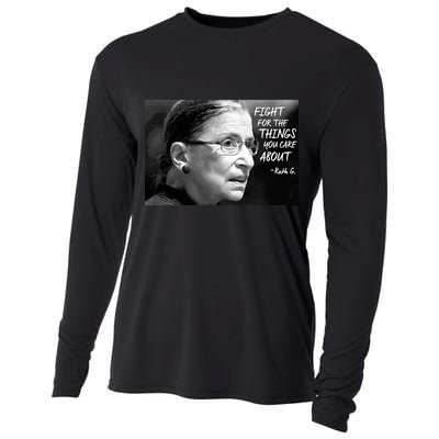 RBG Fight for the Things You Care About fff Cooling Performance Long Sleeve Crew